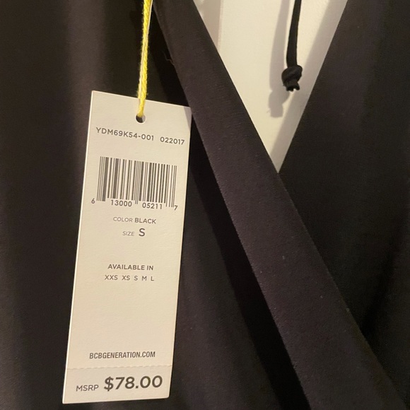 NWT BCBG Generation Black Dress - Size S - Picture 3 of 4